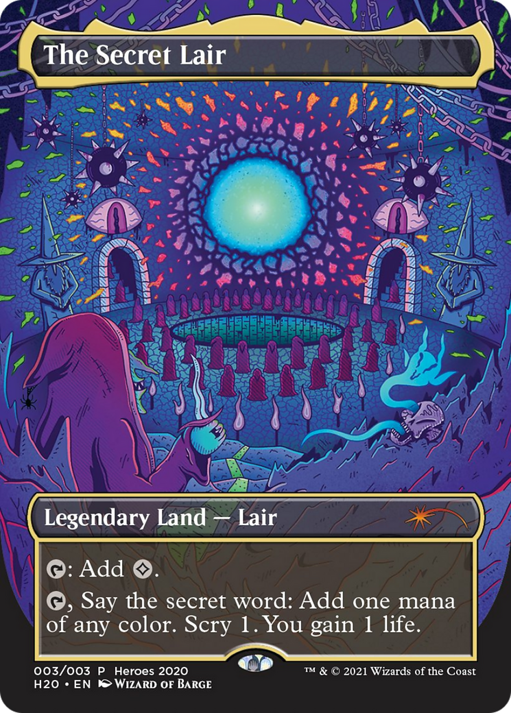 The Secret Lair (HTR20-003) - 2020 Heroes of the Realm Foil