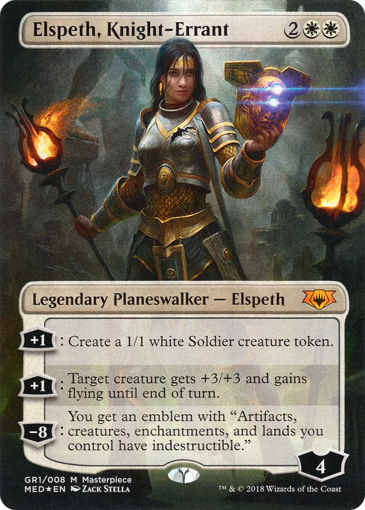 Elspeth, Knight-Errant (MED-GR1) - Mythic Edition (Borderless) Foil