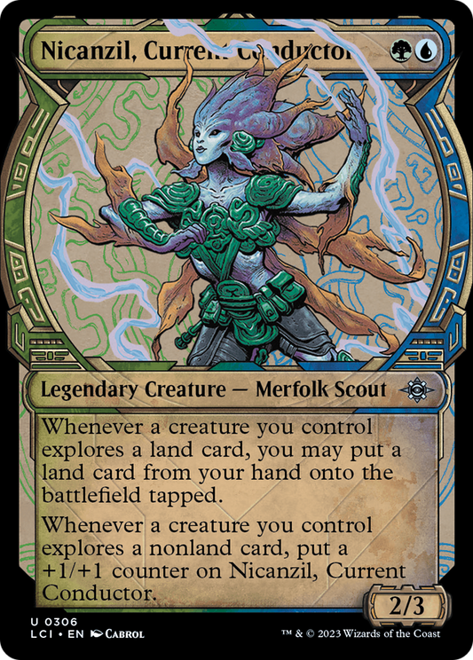 Nicanzil, Current Conductor (Showcase) (LCI-306) - The Lost Caverns of Ixalan: (Showcase)