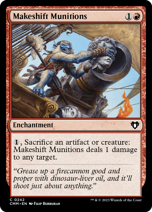 Makeshift Munitions (CMM-242) - Commander Masters