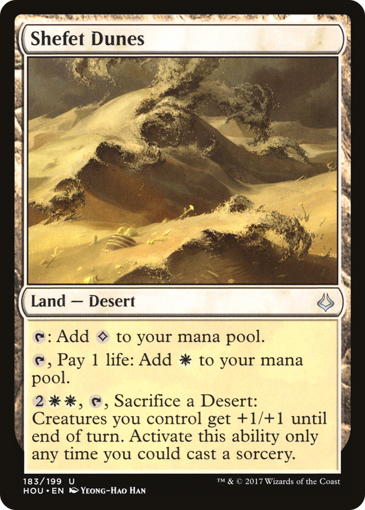 Shefet Dunes (HOU-183) - Hour of Devastation Foil