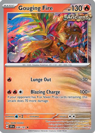 Gouging Fire (38/191) - Deck Exclusives  - Promo