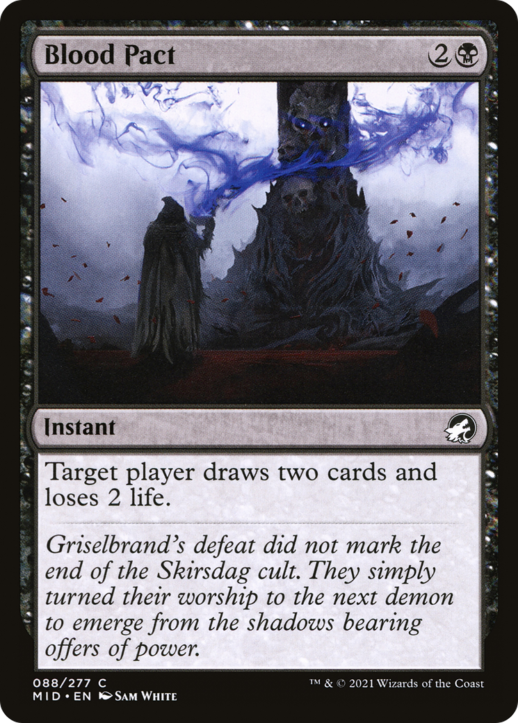 Blood Pact (MID-088) - Innistrad: Midnight Hunt Foil