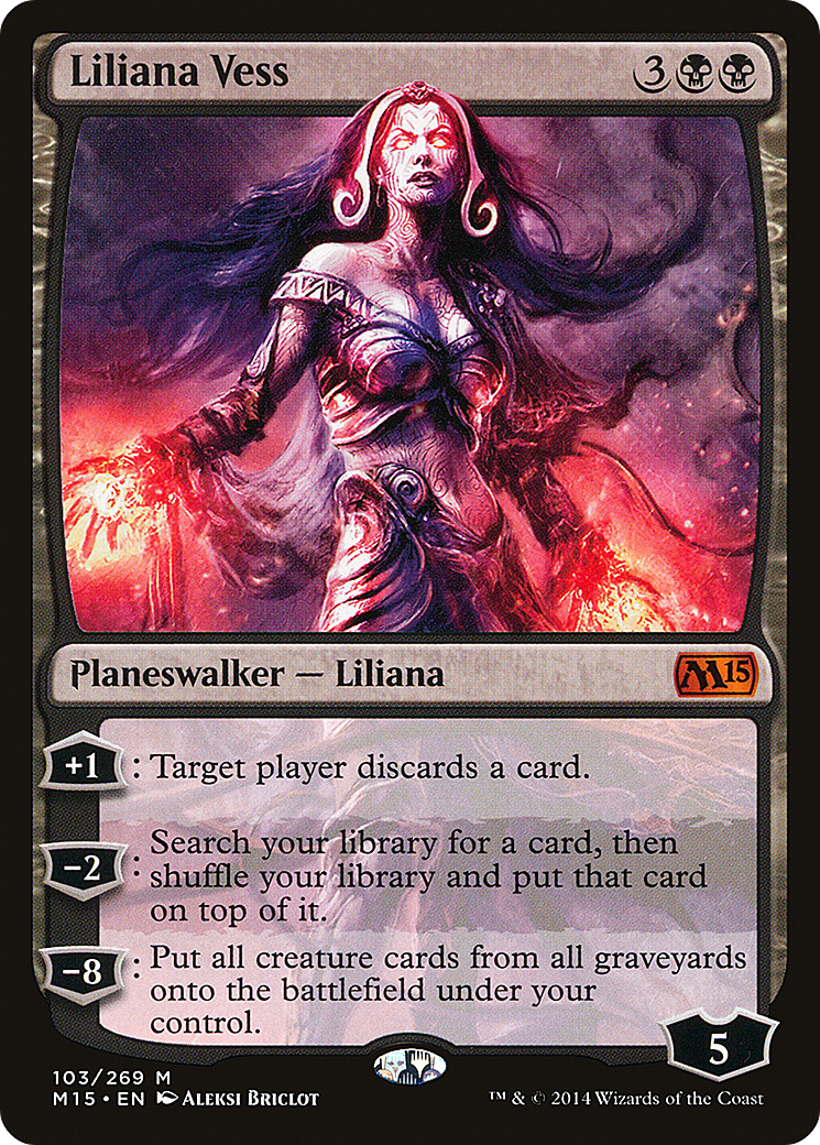 Liliana Vess (M15-103) - Magic 2015 Foil