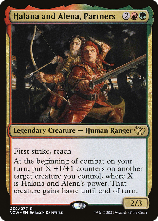 Halana and Alena, Partners (VOW-239) - Innistrad: Crimson Vow