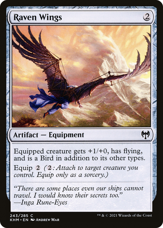 Raven Wings (KHM-243) - Kaldheim Foil