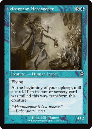 Aberrant Researcher (Retro Frame) (INR-454) - Innistrad Remastered Foil