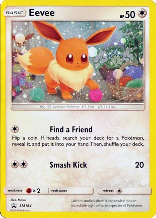 Eevee (Cosmos Holo) (SM184) - SM Promos Holofoil - Promo