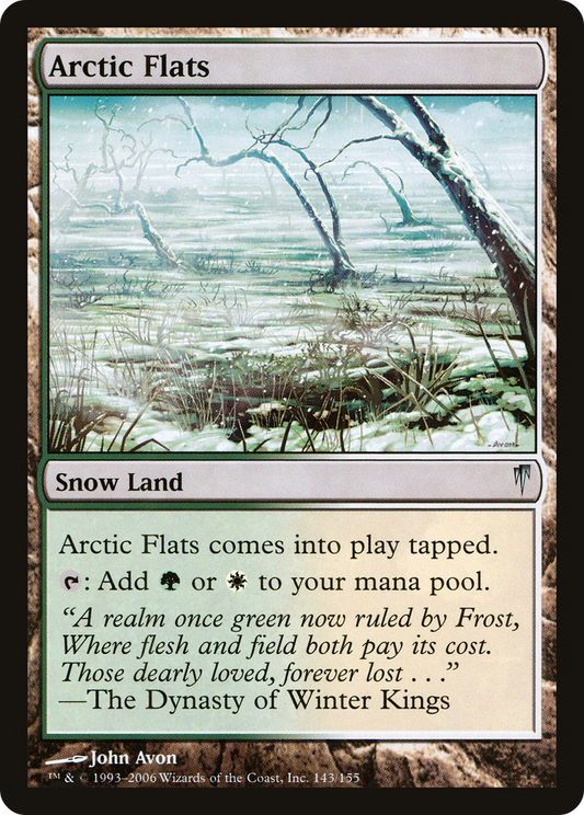 Arctic Flats (CSP-143) - Coldsnap Foil