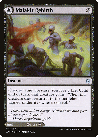 Malakir Rebirth // Malakir Mire (ZNR-111) - Zendikar Rising Foil