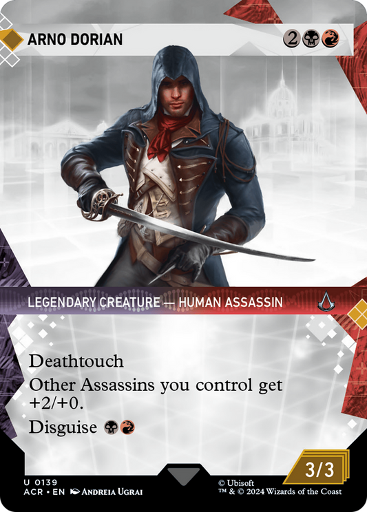 Arno Dorian (ACR-139) - Assassin's Creed: (Showcase) (Borderless) Foil