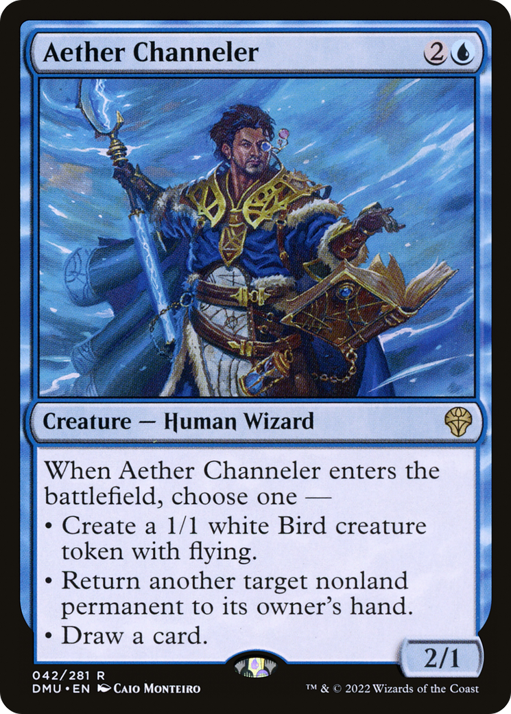 Aether Channeler (DMU-042) - Dominaria United Foil