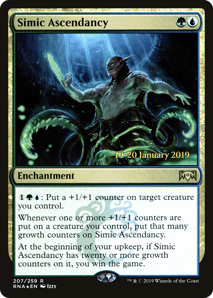 Simic Ascendancy (PRNA-207S) - Ravnica Allegiance Promos Foil