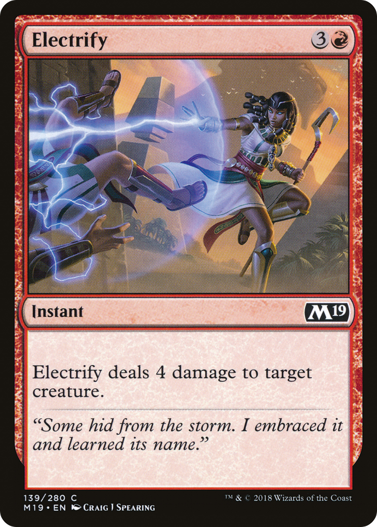 Electrify (M19-139) - Core Set 2019