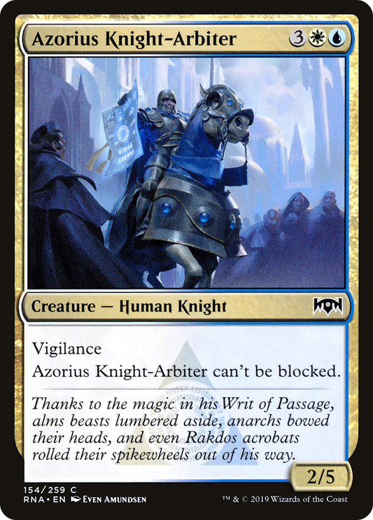 Azorius Knight-Arbiter (RNA-154) - Ravnica Allegiance