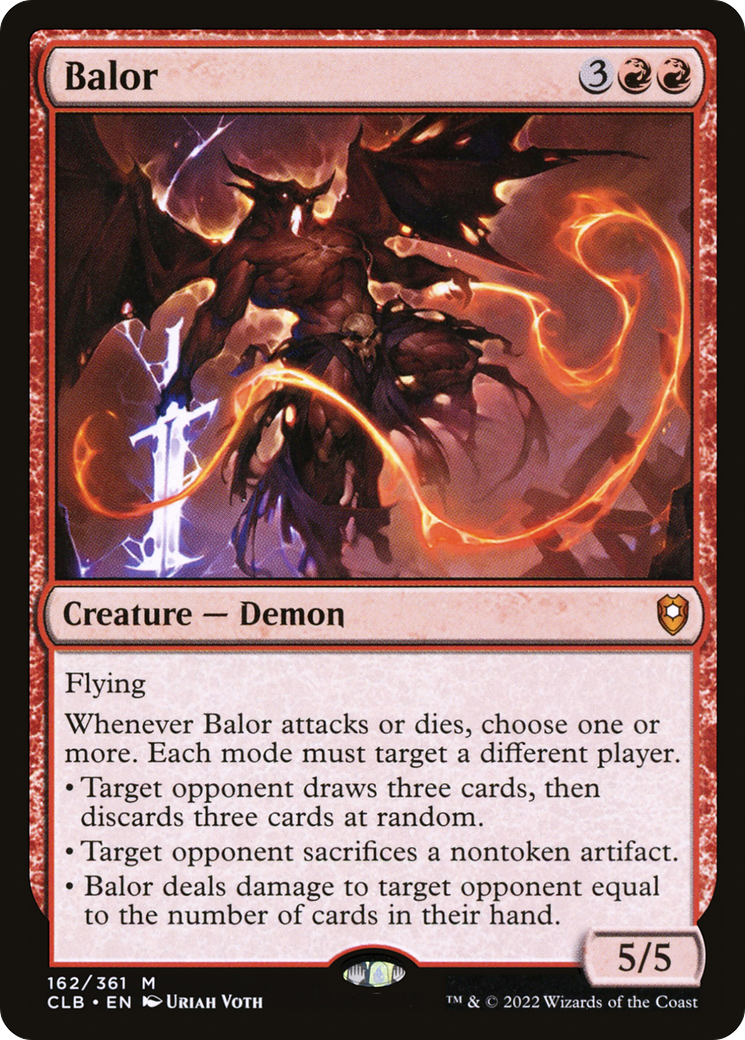 Balor (CLB-162) - Commander Legends: Battle for Baldur's Gate