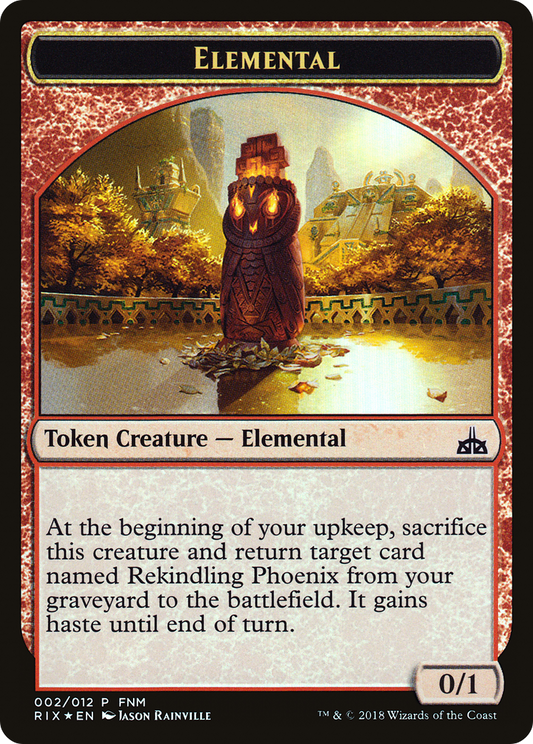 City's Blessing // Elemental (F18-002) - Friday Night Magic 2018 Foil