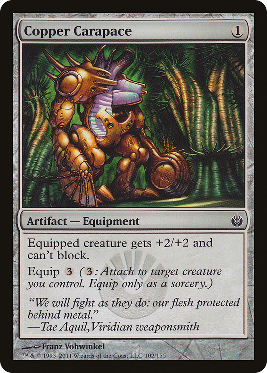 Copper Carapace (MBS-102) - Mirrodin Besieged