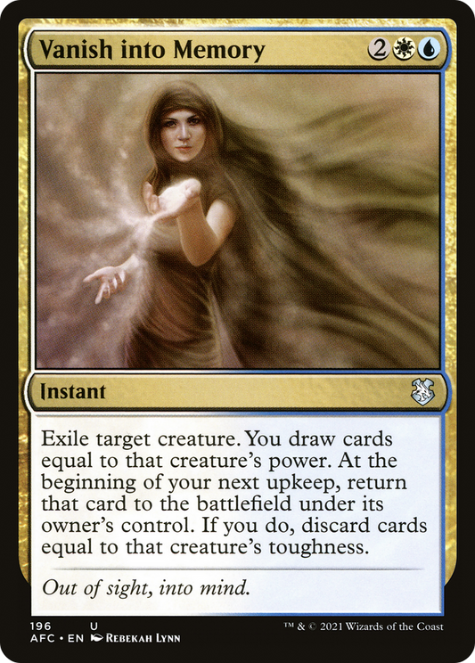 Vanish into Memory (AFC-196) - Forgotten Realms Commander