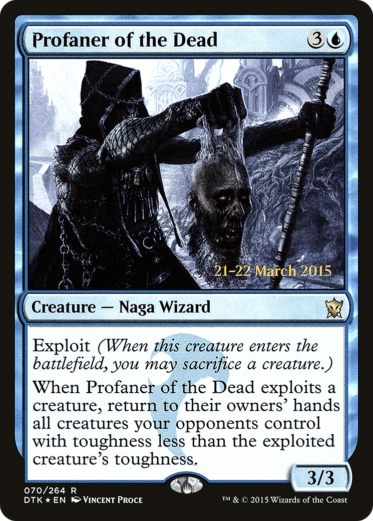 Profaner of the Dead (PDTK-70S) - Dragons of Tarkir Promos Foil