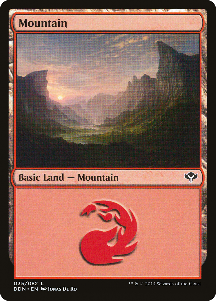 Mountain (DDN-035) - Duel Decks: Speed vs. Cunning