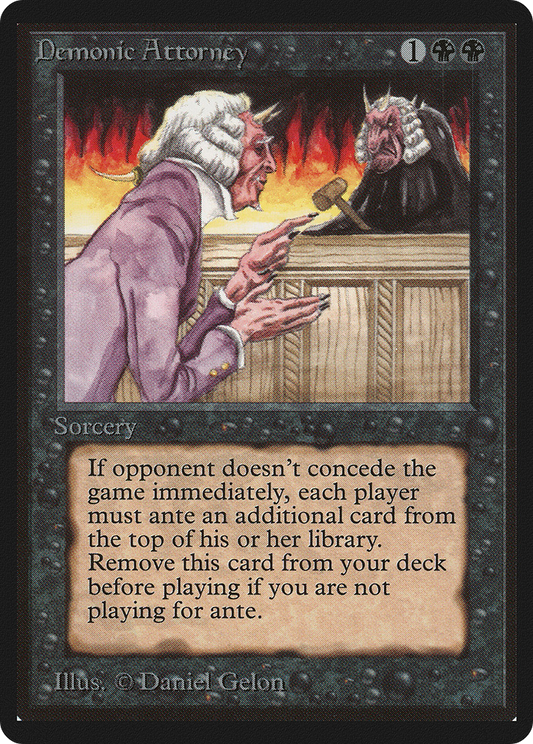 Demonic Attorney (LEB-103) - Limited Edition Beta