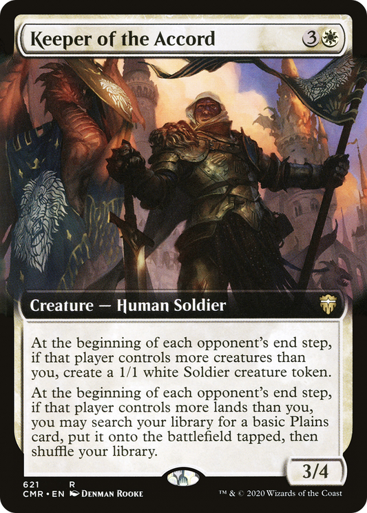 Keeper of the Accord (CMR-621) - Commander Legends: (Extended Art) Foil