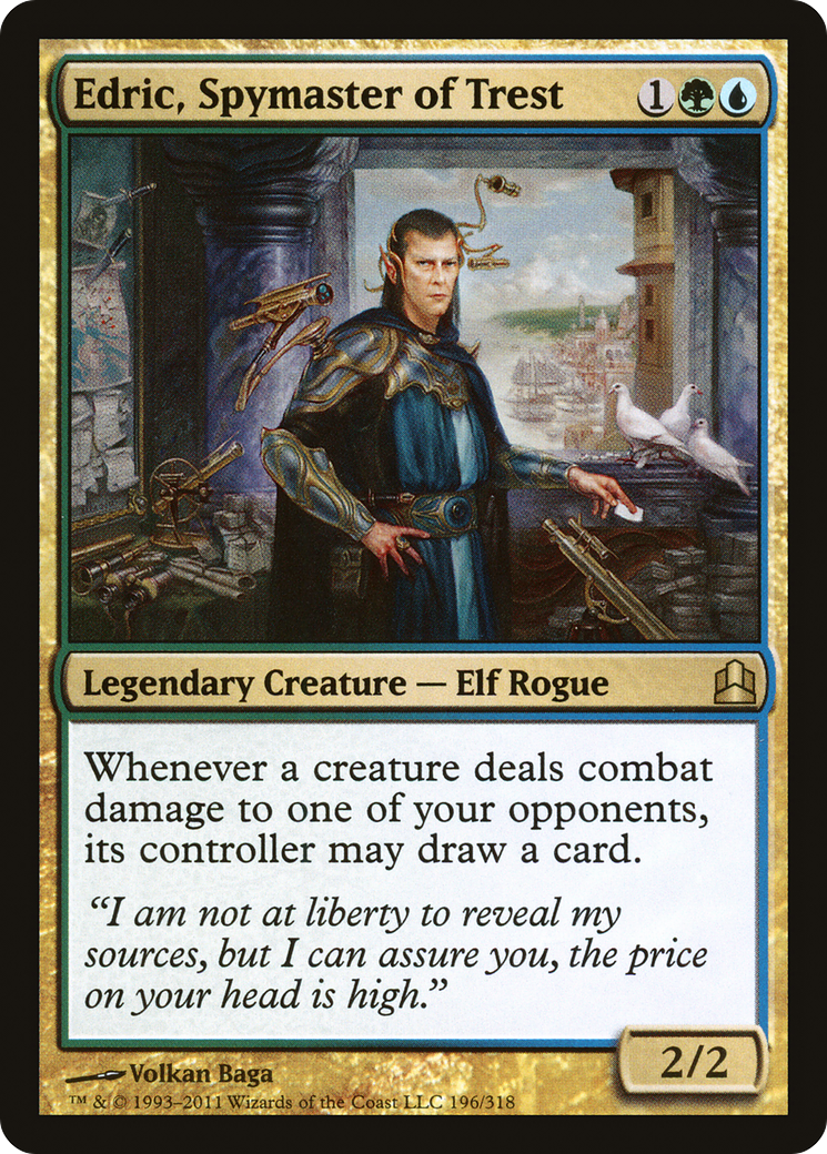 Edric, Spymaster of Trest (CMD-196) - Commander 2011