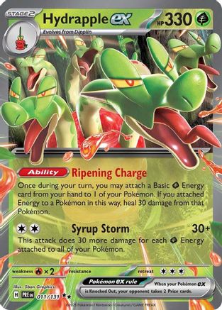 Hydrapple ex (11/131) - SV Prismatic Evolutions Holofoil - Double Rare
