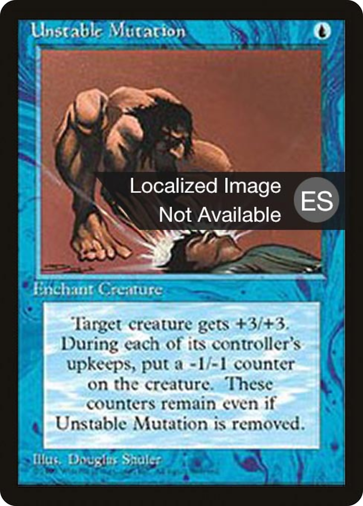 Unstable Mutation (4BB-110) - Fourth Edition Foreign Black Border