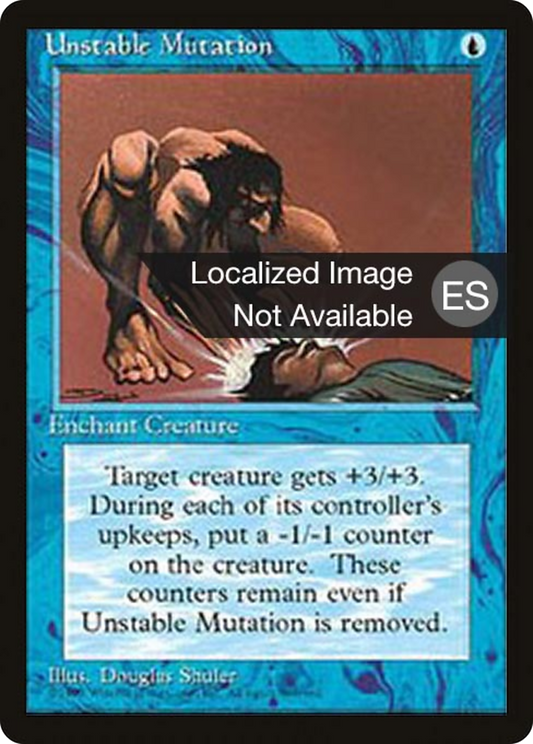 Unstable Mutation (4BB-110) - Fourth Edition Foreign Black Border