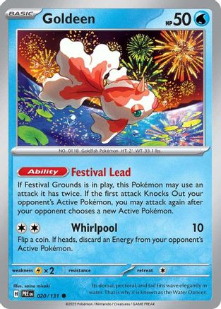 Goldeen (20/131) - SV Prismatic Evolutions Reverse Holofoil - Common