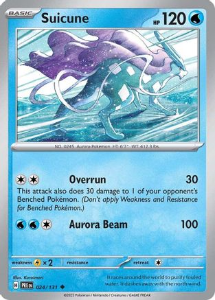 Suicune (24/131) - SV Prismatic Evolutions  - Uncommon