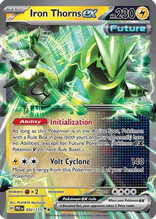 Iron Thorns ex (32/131) - SV Prismatic Evolutions Holofoil - Double Rare