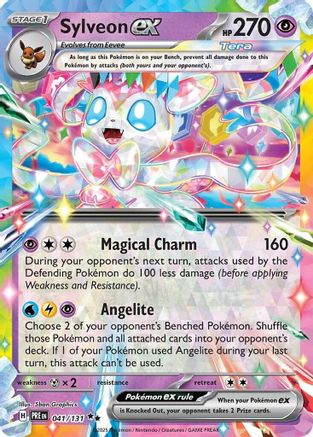 Sylveon ex (41/131) - SV Prismatic Evolutions Holofoil - Double Rare