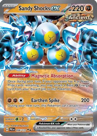 Sandy Shocks ex (56/131) - SV Prismatic Evolutions Holofoil - Double Rare
