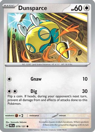 Dunsparce (79/131) - SV Prismatic Evolutions  - Common