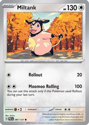 Miltank (81/131) - SV Prismatic Evolutions Reverse Holofoil - Common