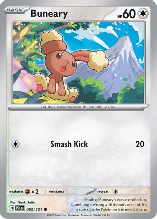 Buneary (83/131) - SV Prismatic Evolutions  - Common