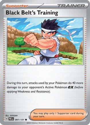 Black Belt's Training (97/131) - SV Prismatic Evolutions  - Common