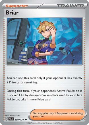 Briar (100/131) - SV Prismatic Evolutions Reverse Holofoil - Uncommon