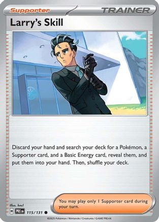 Larry's Skill (115/131) - SV Prismatic Evolutions  - Common