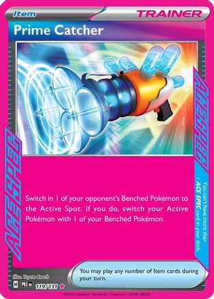 Prime Catcher (119/131) - SV Prismatic Evolutions Holofoil - ACE SPEC Rare