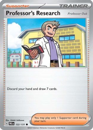 Professor's Research [Professor Oak] (122/131) - SV Prismatic Evolutions  - Common