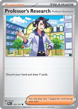 Professor's Research [Professor Sycamore] (125/131) - SV Prismatic Evolutions  - Common