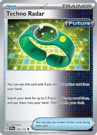 Techno Radar (130/131) - SV Prismatic Evolutions  - Uncommon