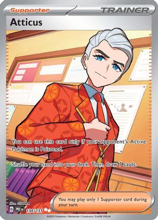 Atticus (134/131) - SV Prismatic Evolutions Holofoil - Ultra Rare