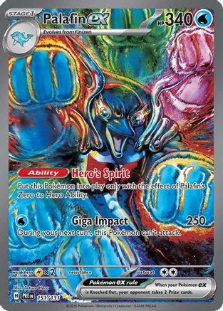 Palafin ex (151/131) - SV Prismatic Evolutions Holofoil - Special Illustration Rare