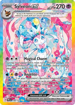 Sylveon ex (156/131) - SV Prismatic Evolutions Holofoil - Special Illustration Rare