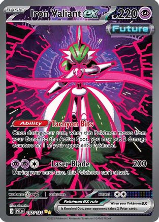 Iron Valiant ex (157/131) - SV Prismatic Evolutions Holofoil - Special Illustration Rare